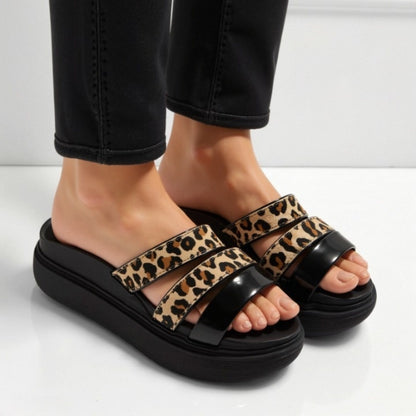 Feli Luxe - Sandalias Animal Print con Estilo