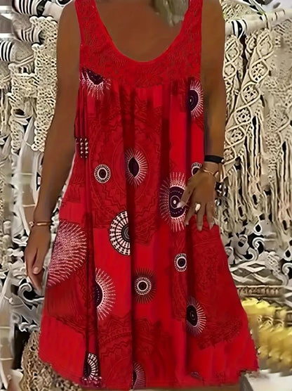 VANESSA - VESTIDO TALLE PLUS ESTILO BOHEMIO